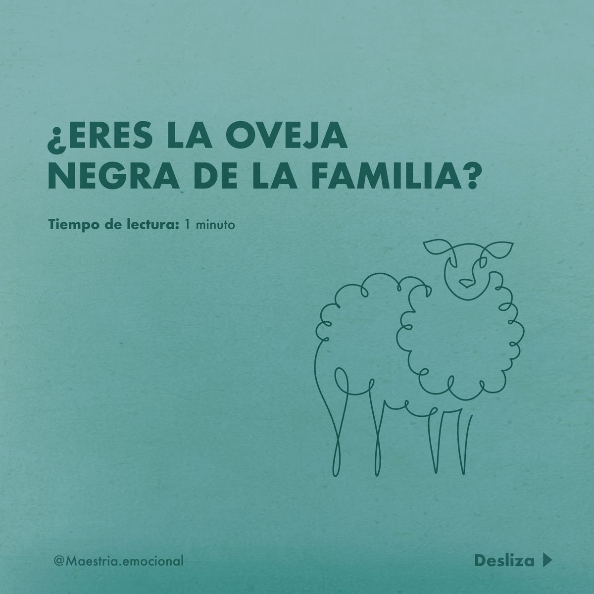 ¿Eres la oveja negra de la familia?